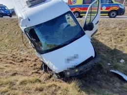 Wypadek na obwodnicy Malni i Choruli. Jedna osoba trafiła do szpitala