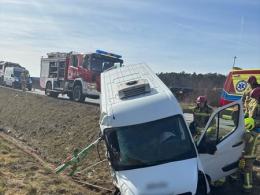 Wypadek na obwodnicy Malni i Choruli. Jedna osoba trafiła do szpitala