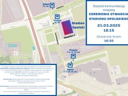 Specjalne autobusy MZK dowiozą na otwarcie Stadionu Opolskiego