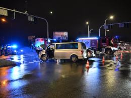 Wypadek na skrzyżowaniu Sosnkowskiego i Horoszkiewicza w Opolu