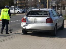Zderzenie motocykla z samochodem osobowym na ul. Hallera w Opolu