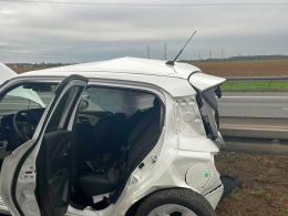Wypadek na A4 w rejonie Sarn Wielkich. Cztery osoby ranne, w tym 7-letnie dziecko