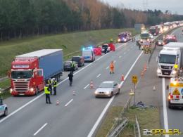 Akt oskarżenia w sprawie tragicznego wypadku na A4. Zginęły dwie osoby