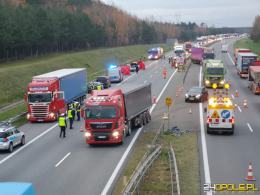 Akt oskarżenia w sprawie tragicznego wypadku na A4. Zginęły dwie osoby