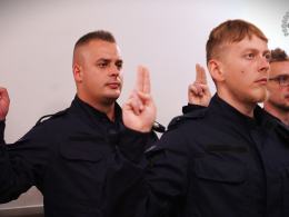 Ślubowanie nowych policjantów w Opolu