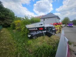 Wypadek na ul. Elektryków w Opolu. Jedna osoba w szpitalu