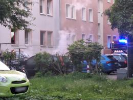 Pożar samochodu przy ul. Katowickiej w Opolu