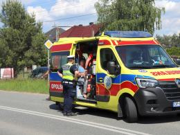 Dachowanie toyoty na Prószkowskiej