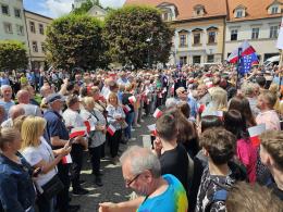 Rafał Trzaskowski w Kluczborku: Chcę być prezydentem, który łączy Polskę