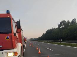 Dachowanie samochodu na A4 pod Opolem, kierowca odnaleziony kilometr dalej