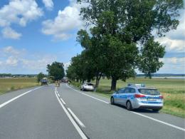 Zderzenie na DK46 pod Pakosławicami. Lądował LPR