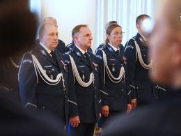 Nowi policjanci w garnizonie opolskim - uroczyste ślubowanie za nimi