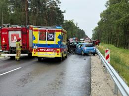 Śmiertelny wypadek na DK45. Śledztwo w sprawie spowodowania wypadku ze skutkiem śmiertelnym