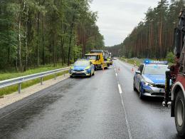 Śmiertelny wypadek na DK45. Śledztwo w sprawie spowodowania wypadku ze skutkiem śmiertelnym