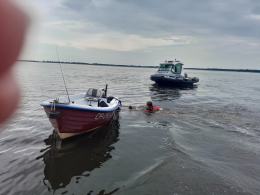 Człowiek za burtą. Szczęśliwy finał akcji