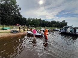 Człowiek za burtą. Szczęśliwy finał akcji
