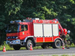 Kolizja czterech pojazdów na DK46 w Dębskiej Kuźni