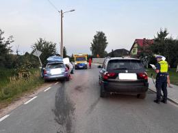 BMW wymusiło pierwszeństwo w gminie Namysłów. Jedna osoba trafiła do szpitala