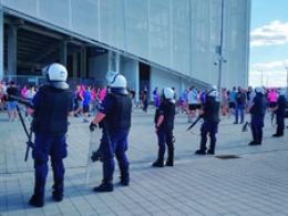 Policja po meczu Odra Opole - Śląsk Wrocław - "bez poważnych incydentów"