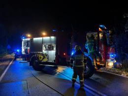 Wypadek na DK45. Młody kierowca wjechał do rowu i dachował 