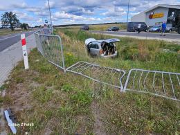 Wypadek na DK45 w Jełowej - dwie osoby w szpitalu