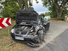 Wypadek w Dobrzeniu Wielkim. Cztery samochody brały udział w zderzeniu