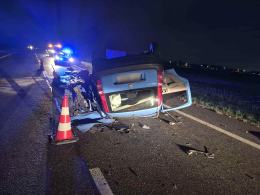 Nietrzeźwy obywatel Ukrainy bez prawa jazdy spowodował wypadek na DK94