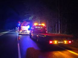 Wypadek na DK45. Kierowca w szpitalu