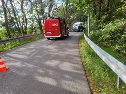 Zderzenie busa z osobówką na ul. Dobrzeńskiej w Opolu
