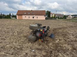 Uciekał czterokołowcem lekkim przed policją - był pijany