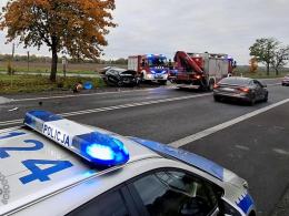 Uwaga na drogach -kolizja na DK39 przypomina o ostrożności w jesiennych warunkach