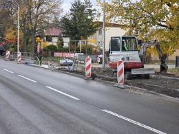 Postępują prace na ulicy Częstochowskiej