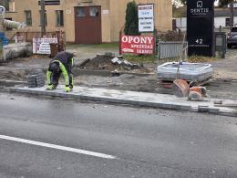 Postępują prace na ulicy Częstochowskiej