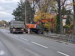 Postępują prace na ulicy Częstochowskiej