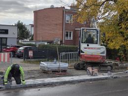 Postępują prace na ulicy Częstochowskiej