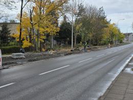 Postępują prace na ulicy Częstochowskiej