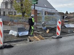 Postępują prace na ulicy Częstochowskiej