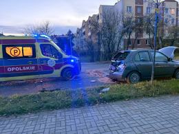 Wypadek na ulicy Hallera w Opolu. Dwoje dzieci trafiło do szpitala
