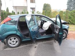 Wypadek na ul. Podlesie w Opolu. Sprawca ukarany mandatem