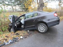 Wypadek na ul. Podlesie w Opolu. Sprawca ukarany mandatem