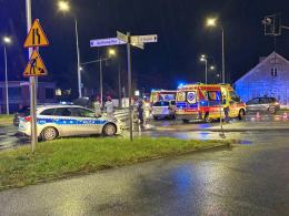 Zderzenie dwóch aut na skrzyżowaniu w Opolu
