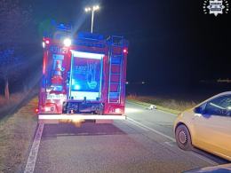  Potrącenie pieszego-policjant po służbie udzielił pierwszej pomocy