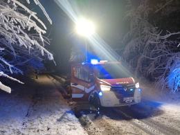 104 interwencje straży po intensywnych opadach śniegu