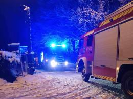 104 interwencje straży po intensywnych opadach śniegu