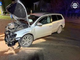 Wypadek na skrzyżowaniu ul. Grunwaldzkiej i Kraszewskiego w Namysłowie