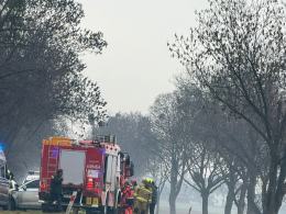 Prokuratura bada tragiczny wypadek pod Strzeleczkami. Zginęło nienarodzone dziecko