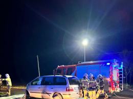 Zdarzenie drogowe na DK 38. Jedna osoba trafiła do szpitala