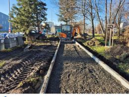 Nowa infrastruktura pieszo-rowerowa przy ul. Batalionów Chłopskich. Trwają pierwsze prace