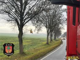 Zmarła 49-latka poszkodowana w wypadku na DW409 między Dobrą a Strzeleczkami