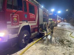 50 interwencji strażaków w noc sylwestrową. Jedna osoba nie żyje